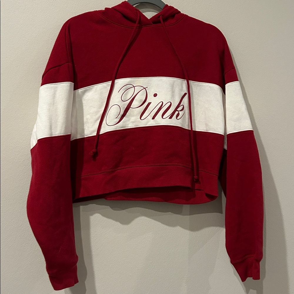 ❤️PINK Victoria's Secret Medium Burgundy Red Wine Hoodie❤️